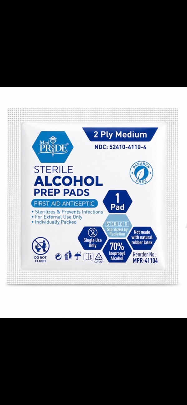 Sterile Alcohol Prep Pads